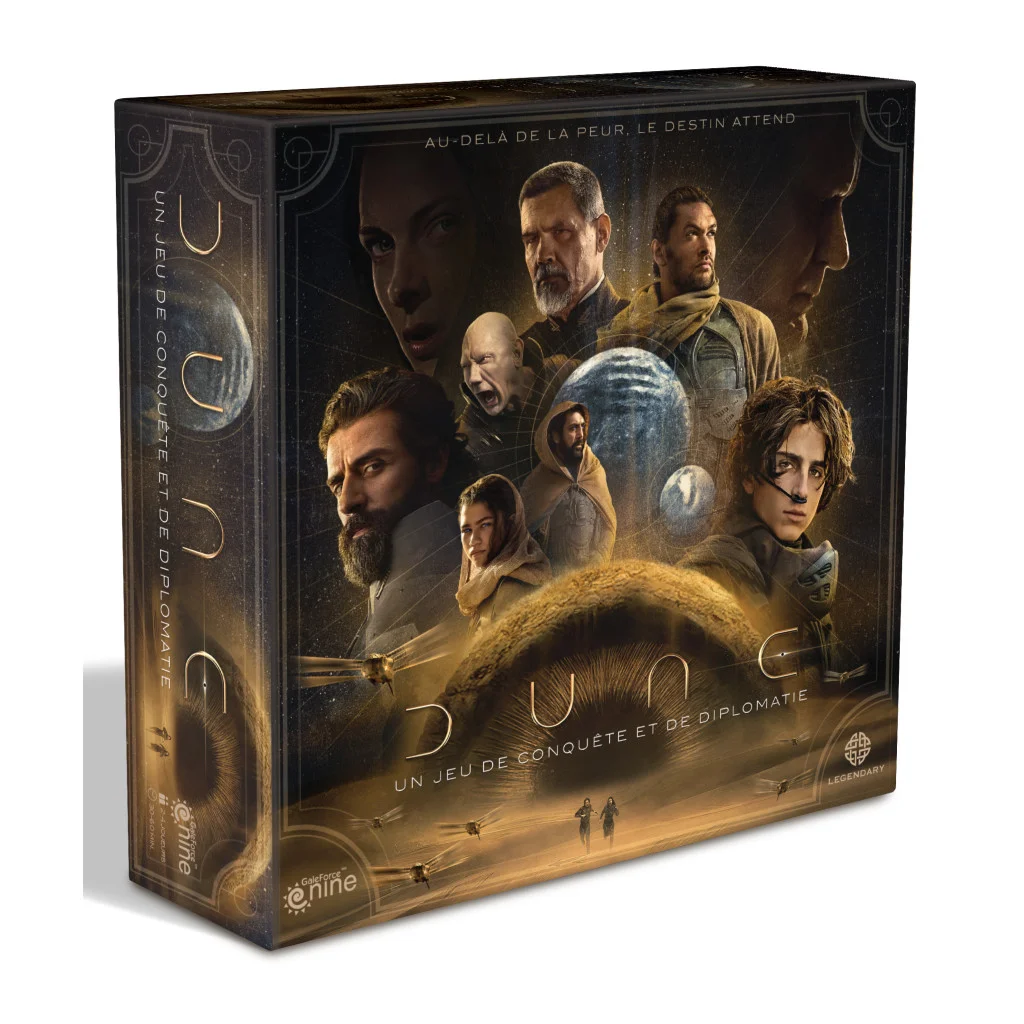 Boîte du jeu Dune : Un jeu de conquête et de diplomatie
